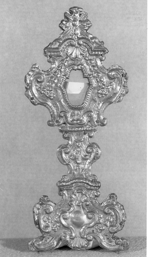 reliquiario-ostensorio - ambito veneto (seconda metà sec. XVIII)