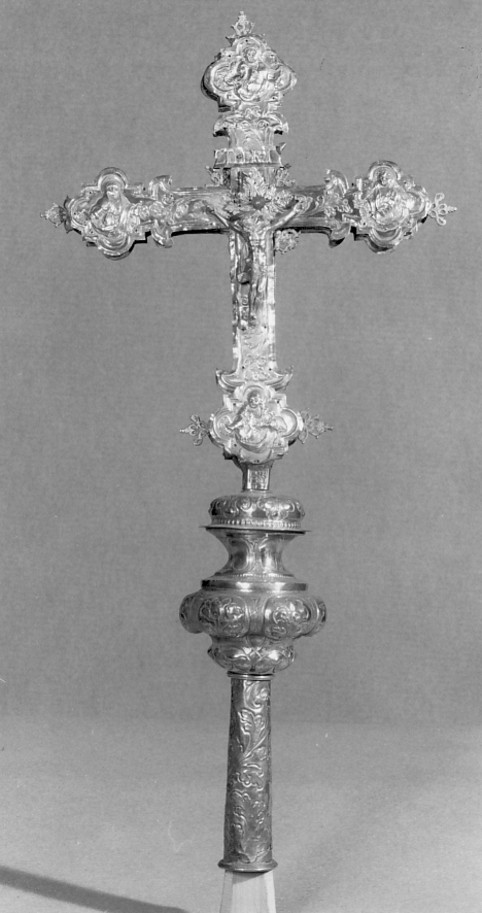 croce processionale - bottega veneziana (fine sec. XVII)