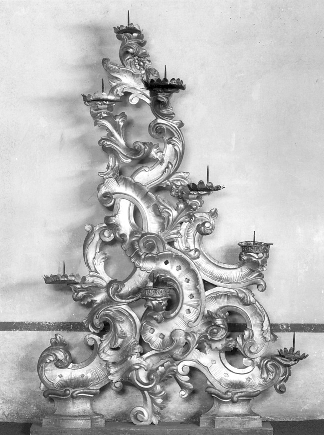 apparato per le quarantore, elemento d'insieme - ambito veneto (sec. XIX)