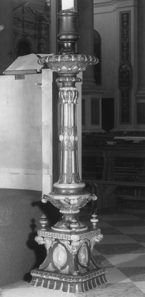 candelabro - ambito veneto (prima metà sec. XIX)