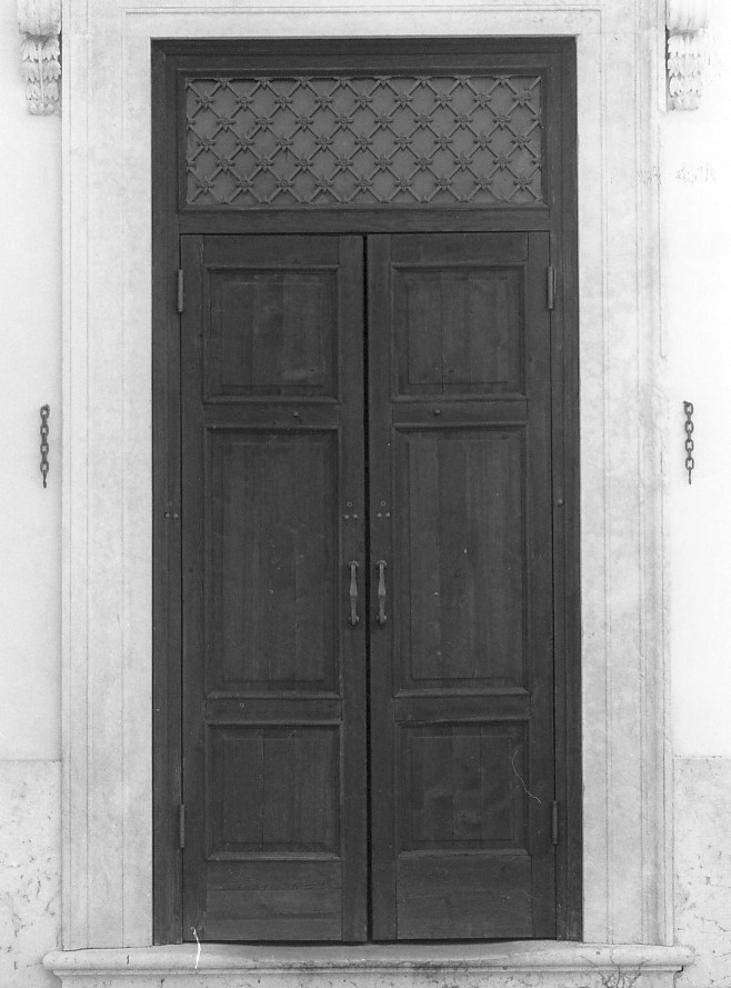 porta - a due battenti - ambito veneto (ultimo quarto sec. XIX)