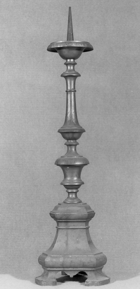 candeliere d'altare - ambito veneto (prima metà sec. XX)