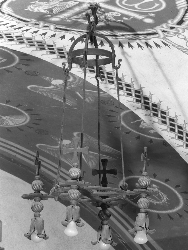 lampadario - ambito veneto (secc. XIX/ XX)