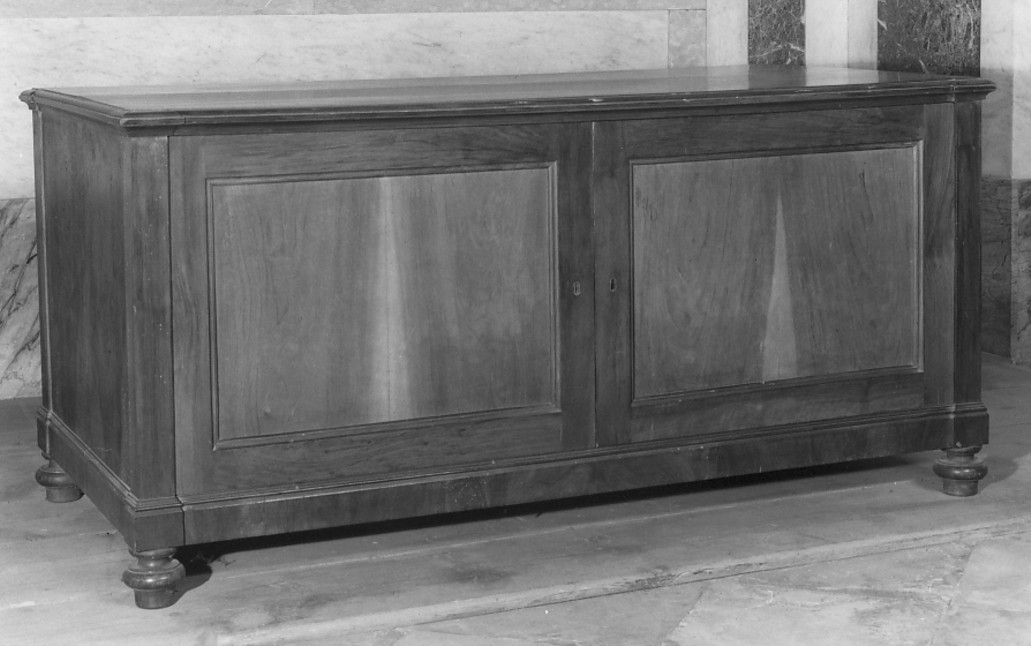 credenza - ambito veneto (fine/inizio secc. XIX/ XX)