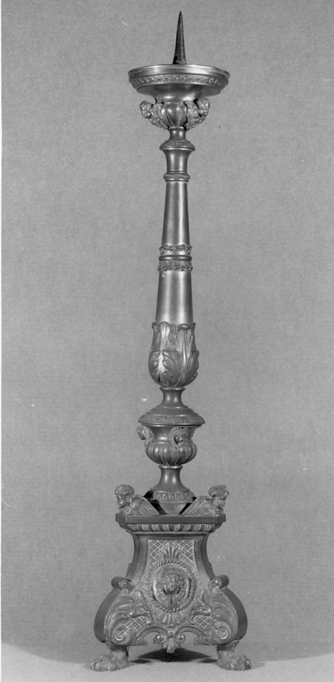 candeliere d'altare - ambito veneto (primo quarto sec. XX)