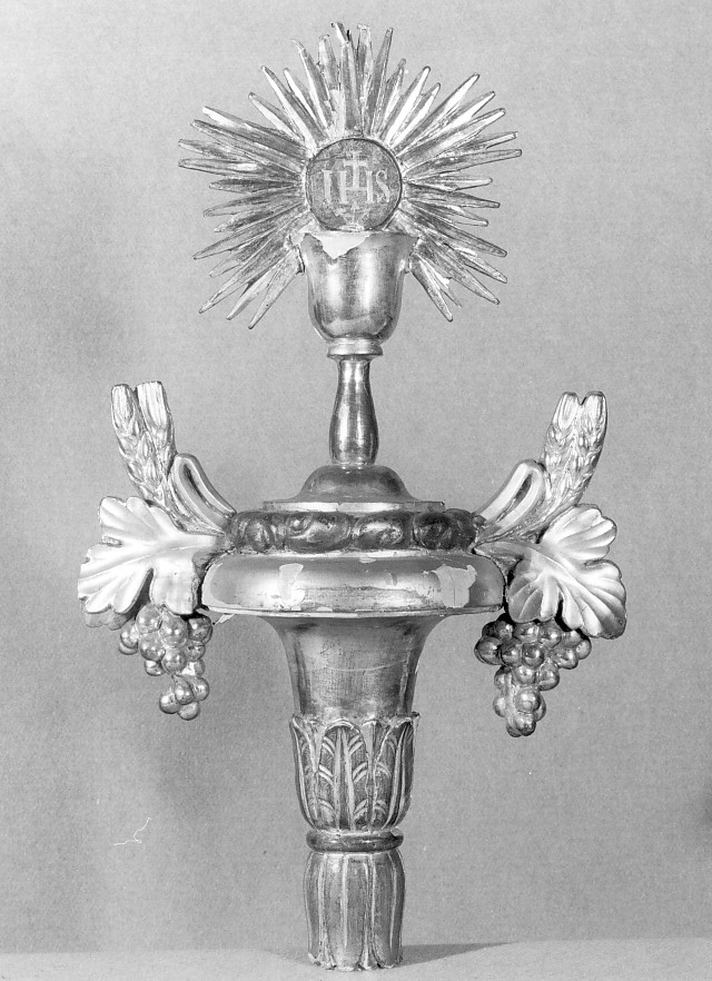 emblema di confraternita, frammento - ambito veneto (prima metà sec. XIX)