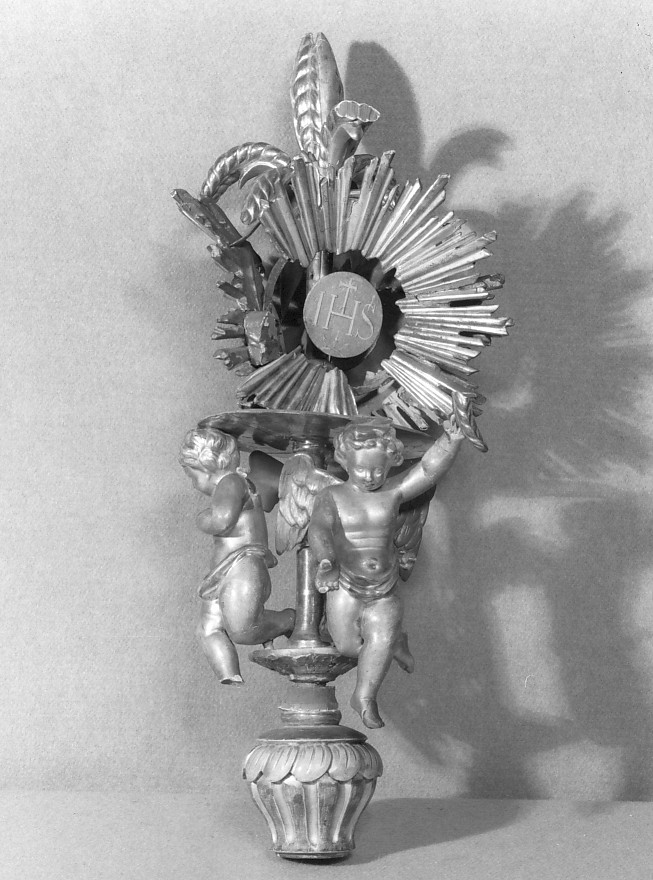 emblema di confraternita, frammento - ambito veneto (prima metà sec. XIX)