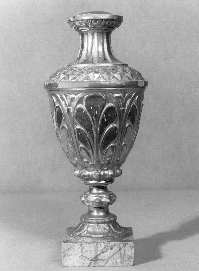 vaso d'altare con composizione floreale - ambito veneto (prima metà sec. XIX)
