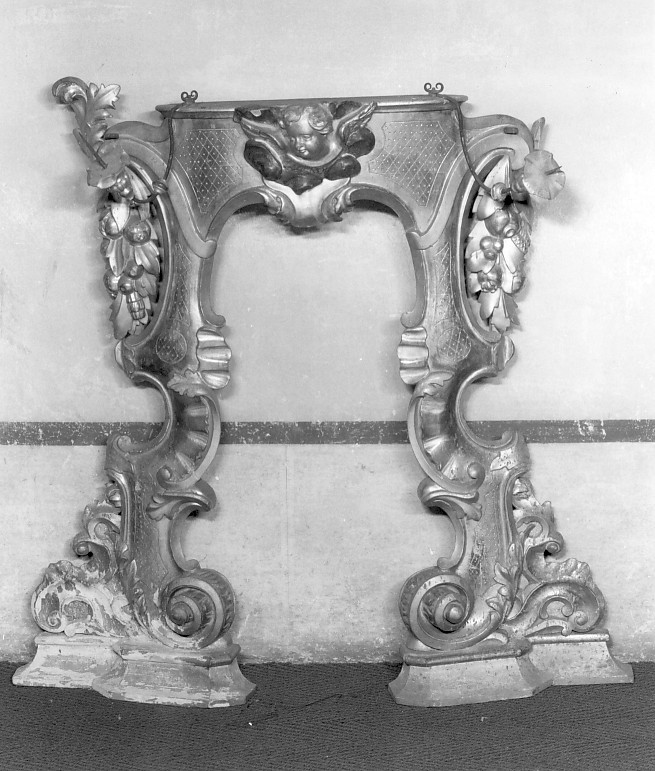 tronetto per esposizione eucaristica - ambito veneto (prima metà sec. XIX)