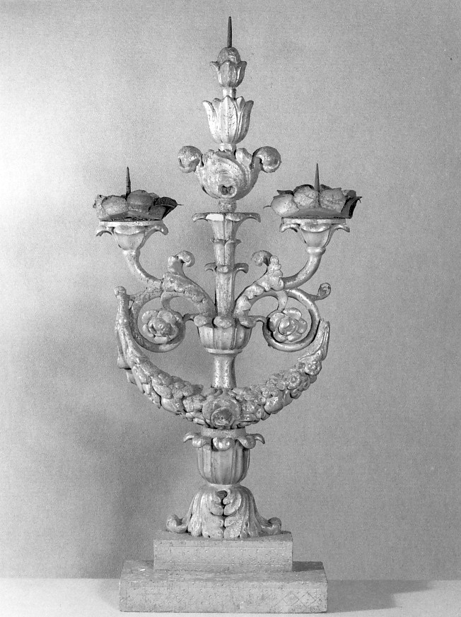 candelabro - ambito veneto (ultimo quarto sec. XVIII)