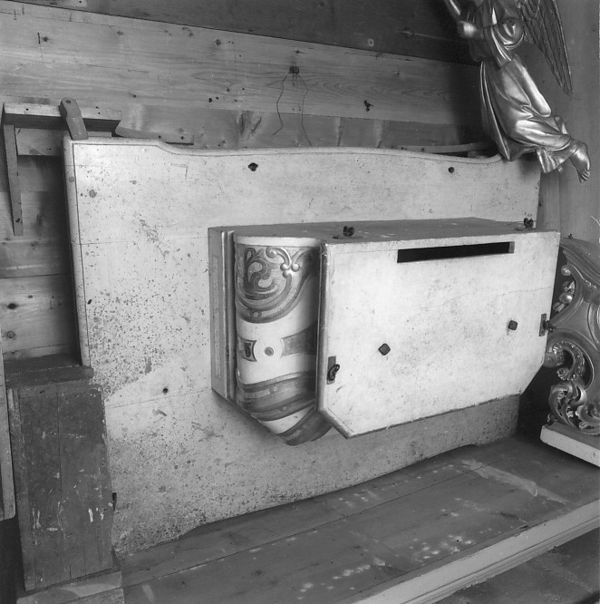 base processionale, frammento - ambito veneto (seconda metà sec. XIX)