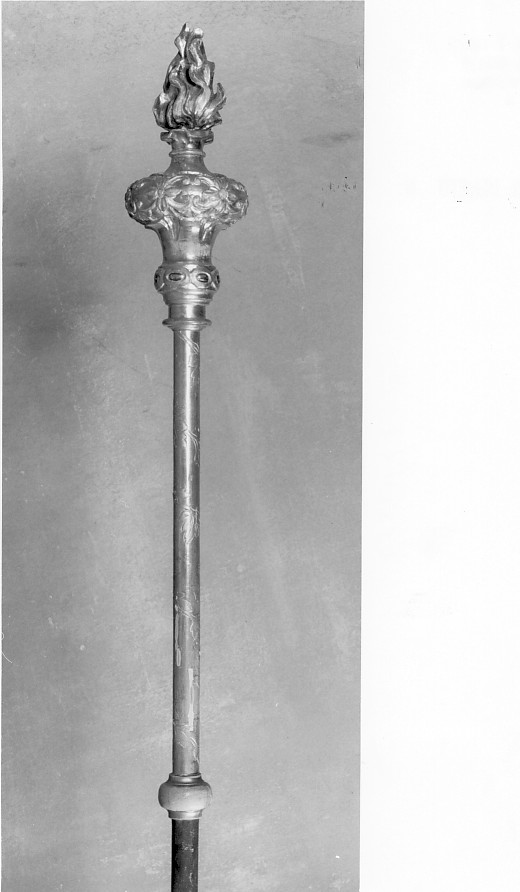 mazza processionale, serie - ambito veneto (prima metà sec. XIX)