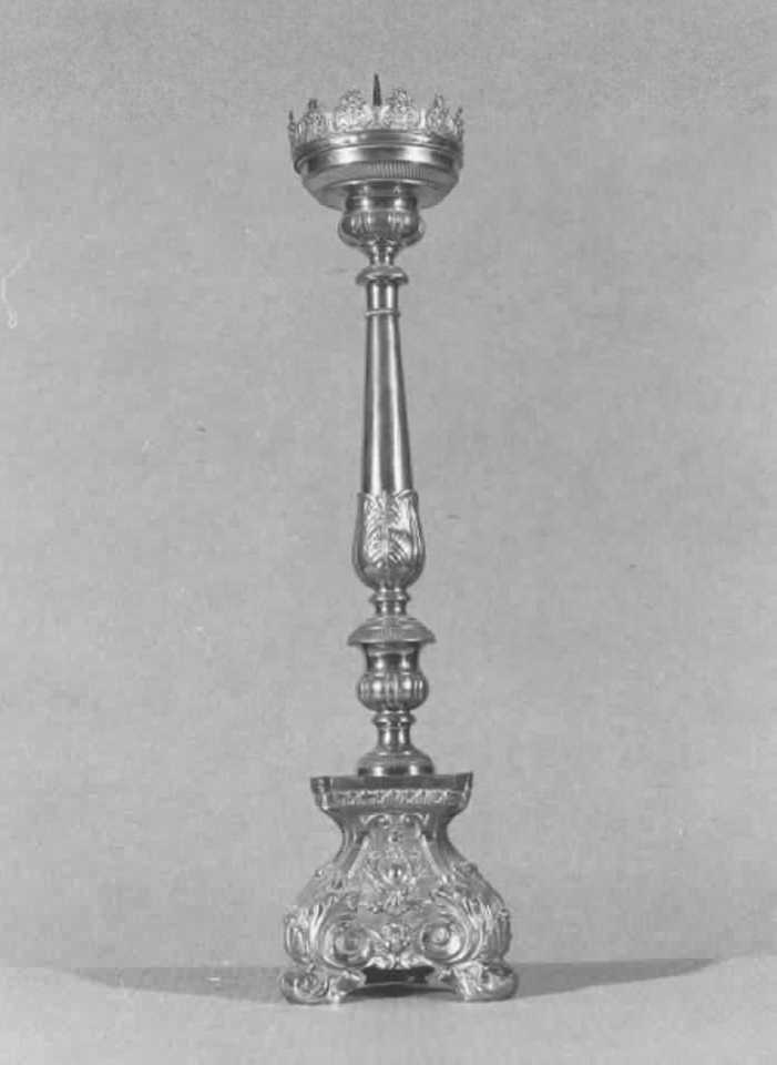 candeliere d'altare - bottega veneta (sec. XIX)