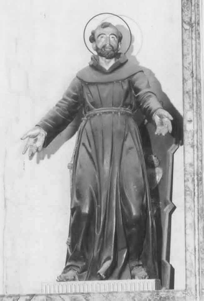 San Francesco d'Assisi (statua) - ambito italiano (secc. XVIII/ XIX)