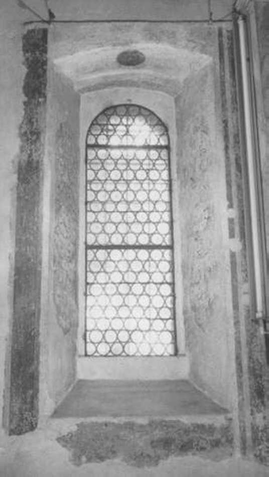 motivi decorativi vegetali (dipinto, frammento) di Giolfino Nicola (primo quarto sec. XVI)