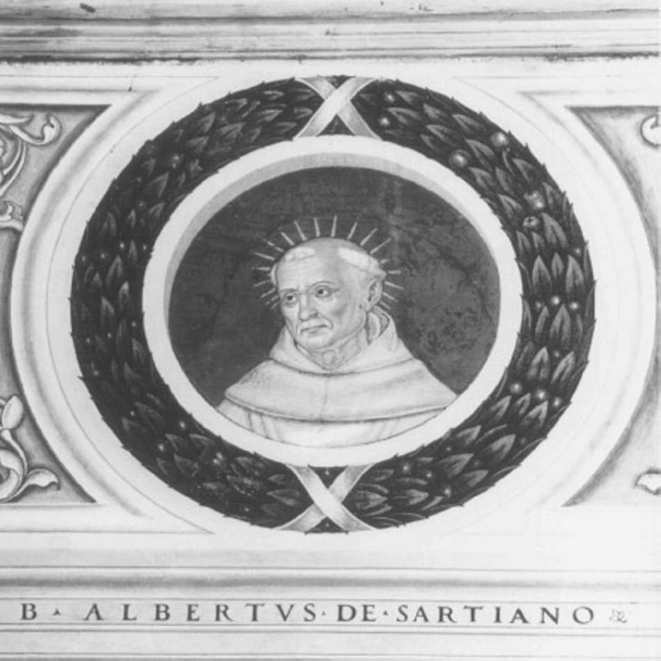 beato (dipinto) di Morone Domenico (e aiuti), Morone Francesco (fine/inizio secc. XV/ XVI)