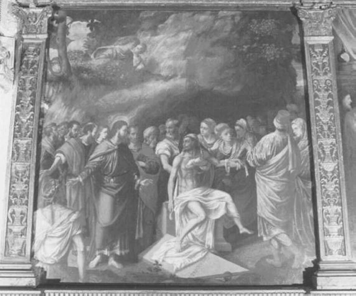 resurrezione di Lazzaro (dipinto) di Badile Antonio (prima metà sec. XVI)