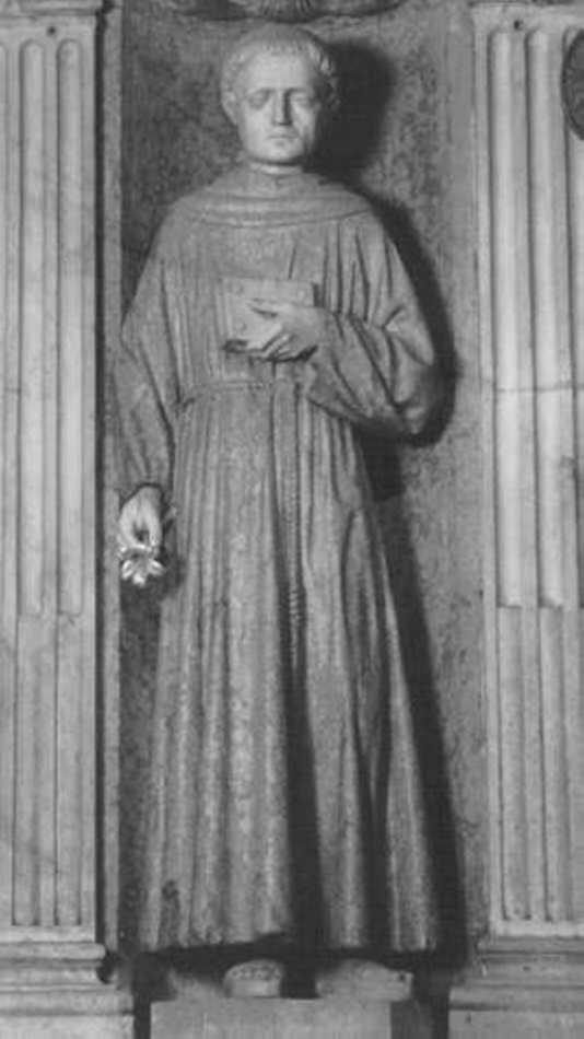 Sant'Antonio (statua) - bottega lombardo-veneto (sec. XV)