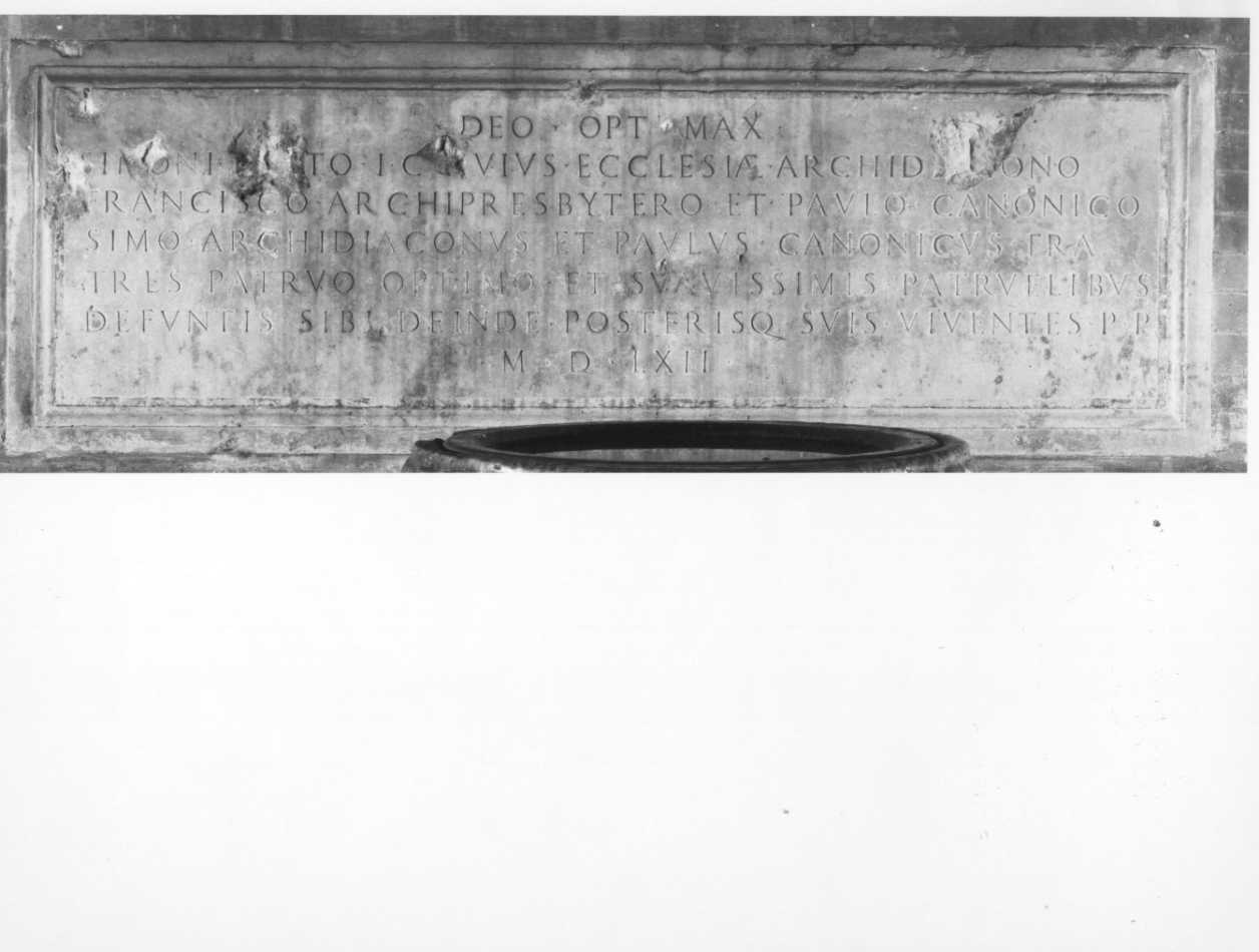 lapide - ambito vicentino (sec. XVI)