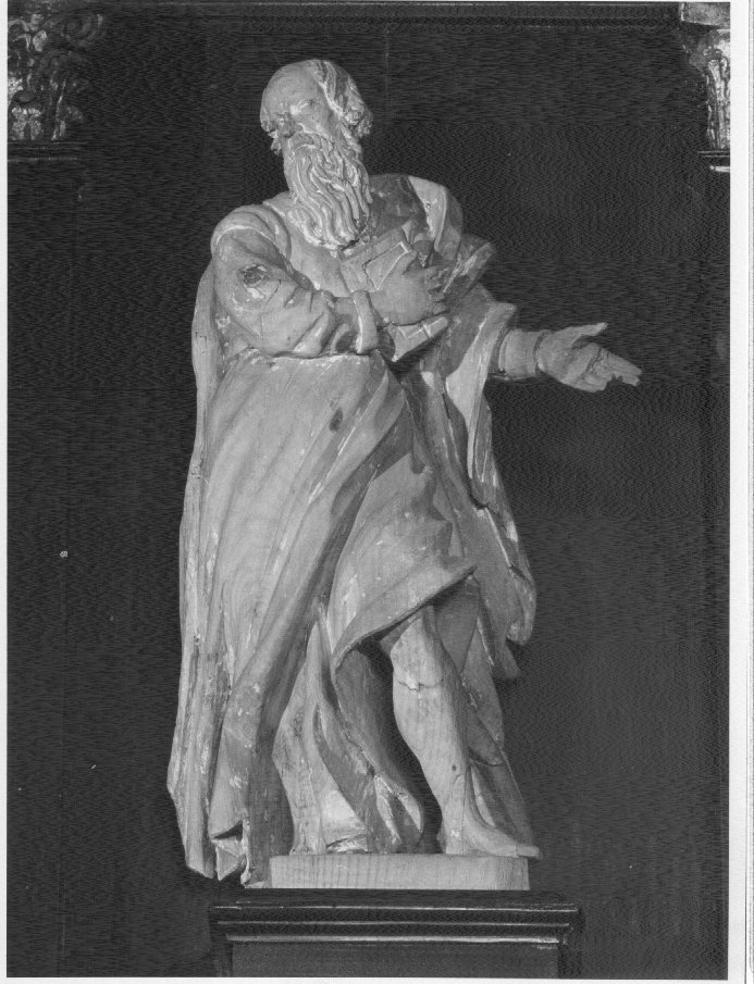 San Paolo (statuetta) di Albanese Girolamo (attribuito) (sec. XVII)
