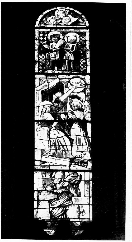 vetrata, serie di Casarini Pino (sec. XX)