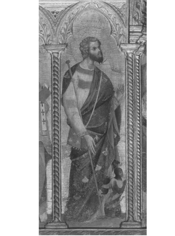 Santo (dipinto, elemento d'insieme) di Lorenzo Veneziano (sec. XIV)