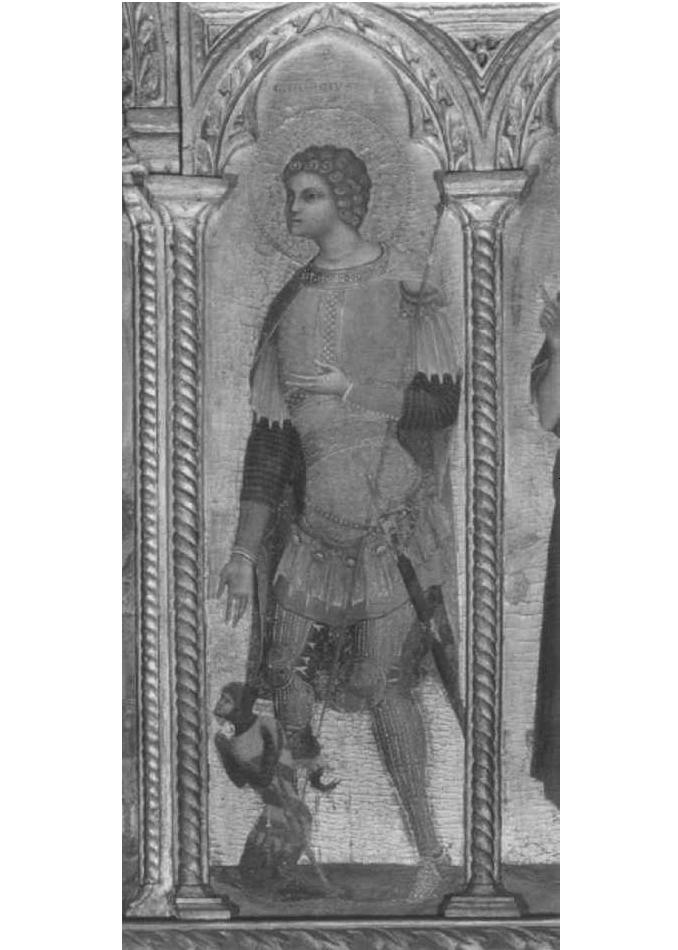 San Giorgio (dipinto, elemento d'insieme) di Lorenzo Veneziano (sec. XIV)