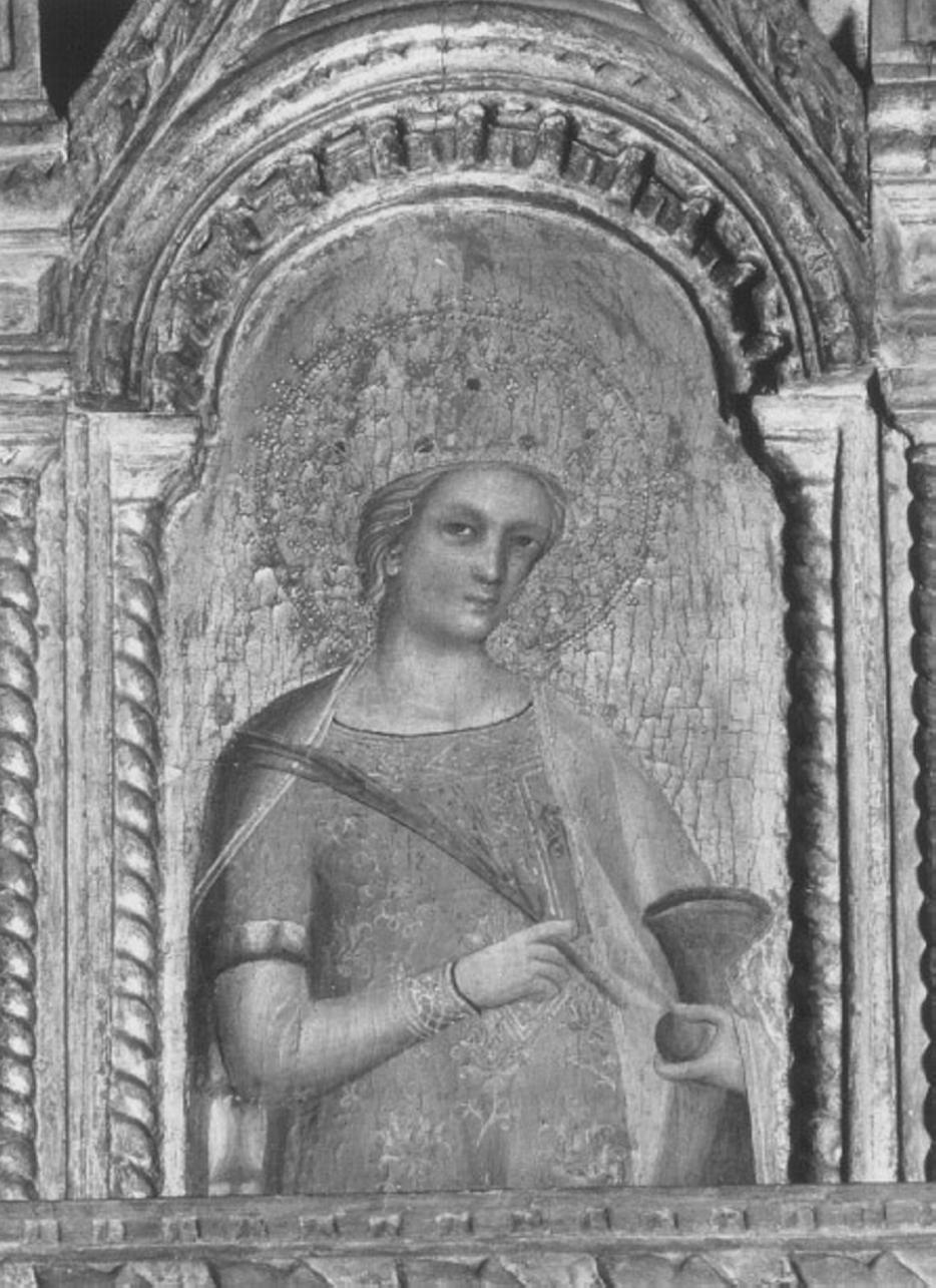 Santa Lucia (dipinto, elemento d'insieme) di Lorenzo Veneziano (sec. XIV)