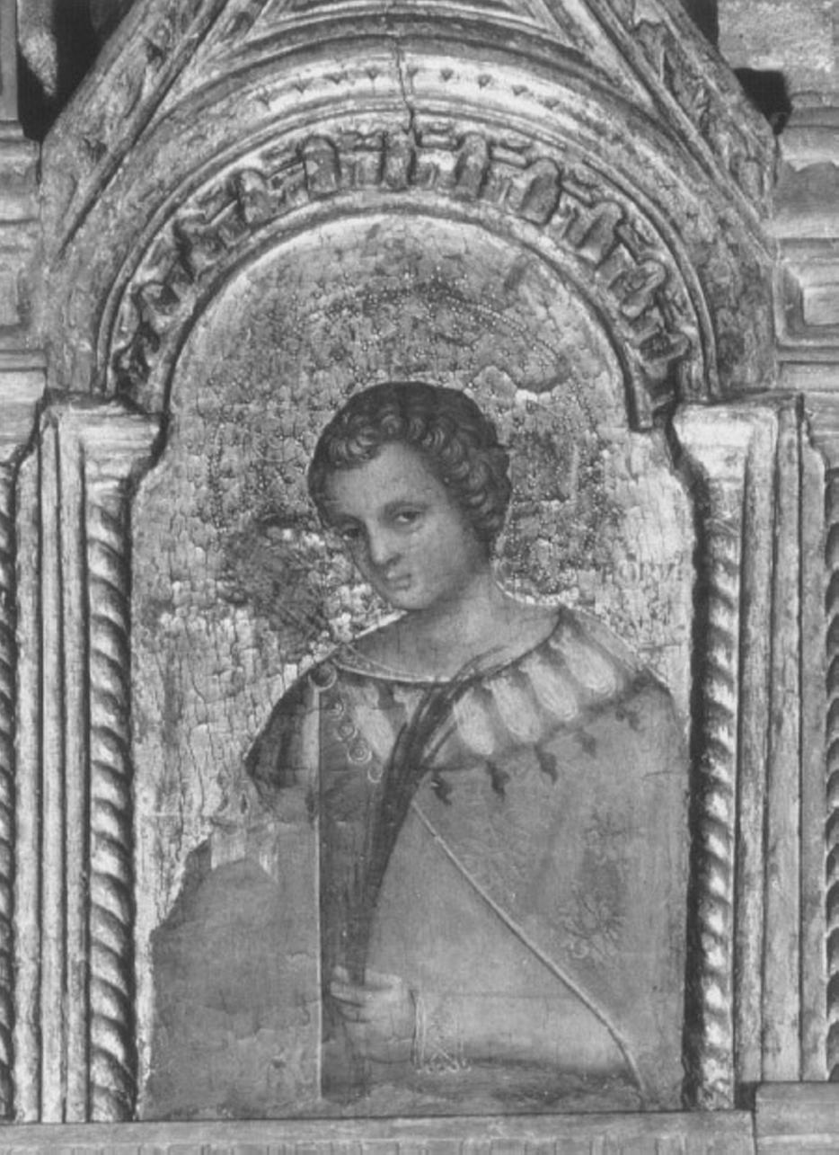 Santo (dipinto, elemento d'insieme) di Lorenzo Veneziano (sec. XIV)