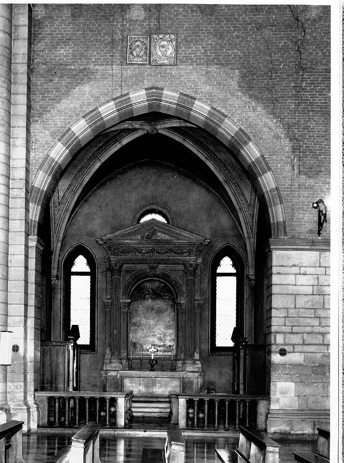 decorazione plastico-pittorica di Giampietro da Quinto detto Cermisione (attribuito), Antonio da Quinto (attribuito) (primo quarto sec. XV)