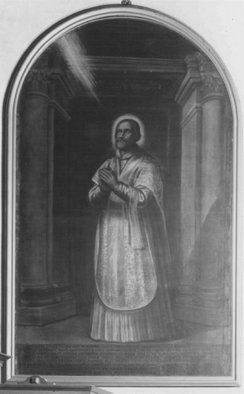 Santo (dipinto) di Maganza Alessandro (bottega) (secc. XVI/ XVII)