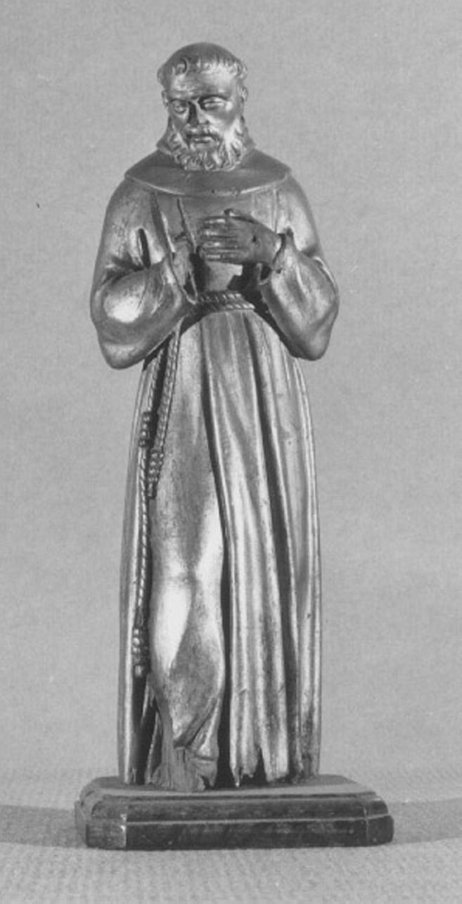 San Francesco d'Assisi (statua) di Gasparoni Giovanni (sec. XIX)
