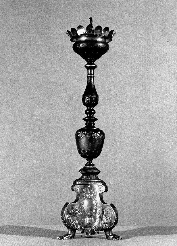 candeliere - ambito veneto (sec. XVII)