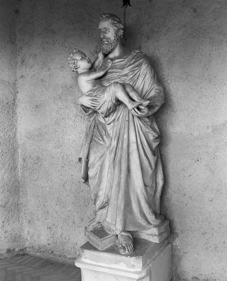 San Giuseppe e Gesù Bambino (statua) - ambito vicentino (sec. XIX)
