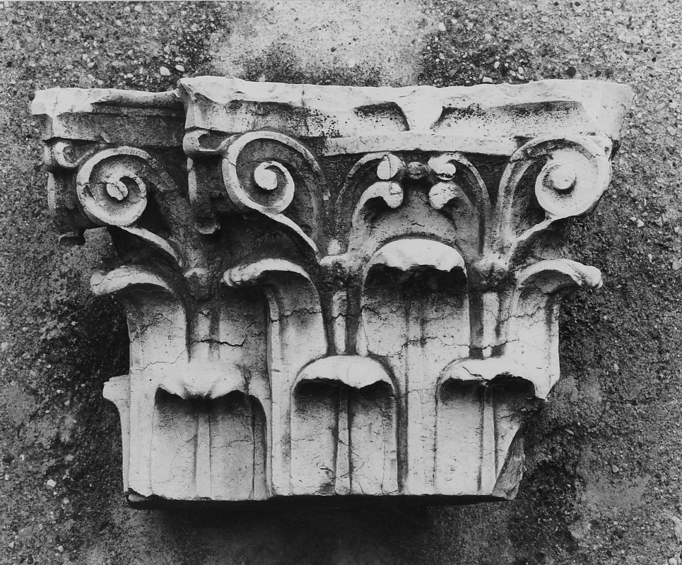 capitello corinzio - ambito vicentino (sec. XVIII)