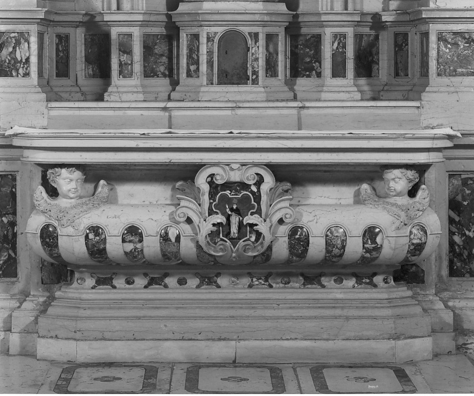 paliotto, elemento d'insieme - ambito vicentino (prima metà sec. XVIII)