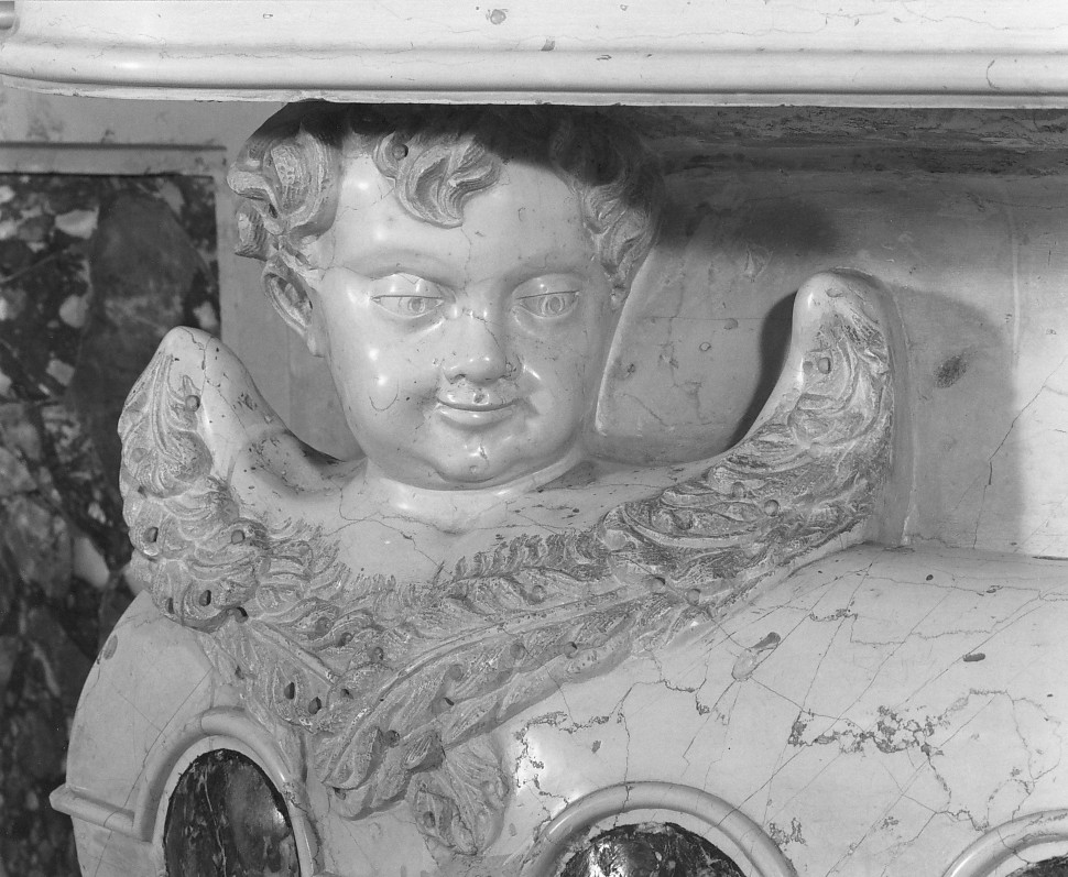 cherubino (scultura, elemento d'insieme) - ambito vicentino (prima metà sec. XVIII)