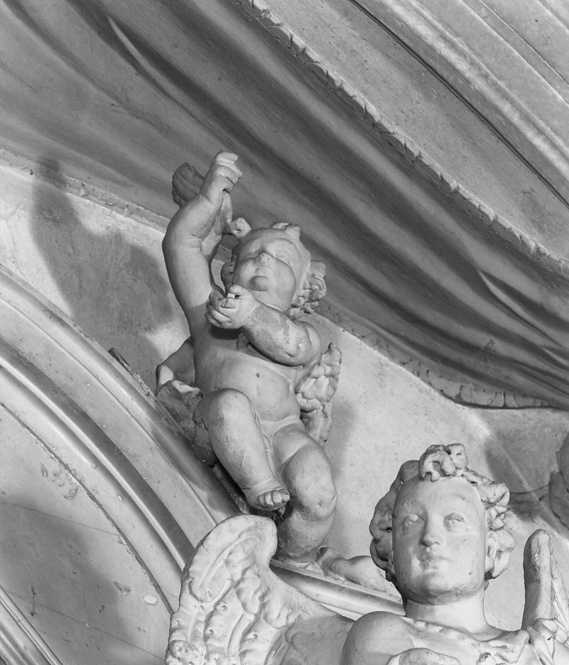 angioletto (scultura, elemento d'insieme) - ambito vicentino (prima metà sec. XVIII)