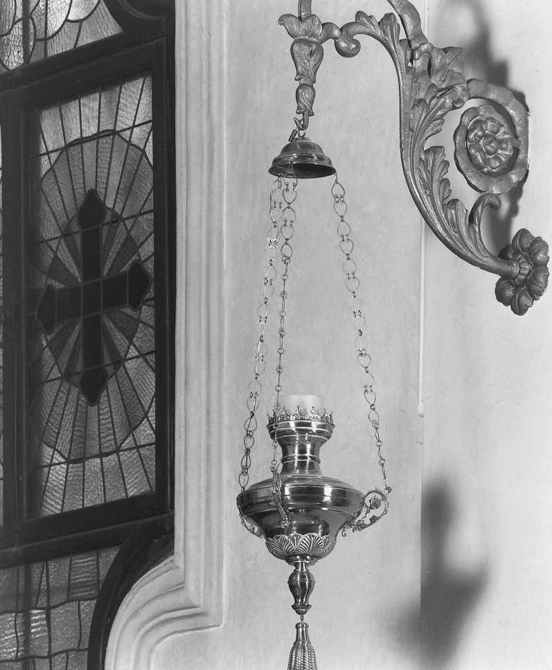 lampada pensile - ambito vicentino (sec. XIX)