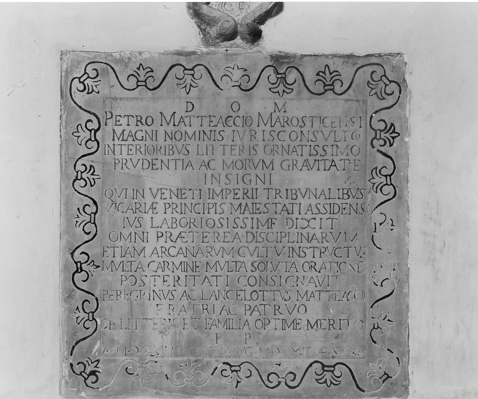 lapide - ambito vicentino (sec. XVII)