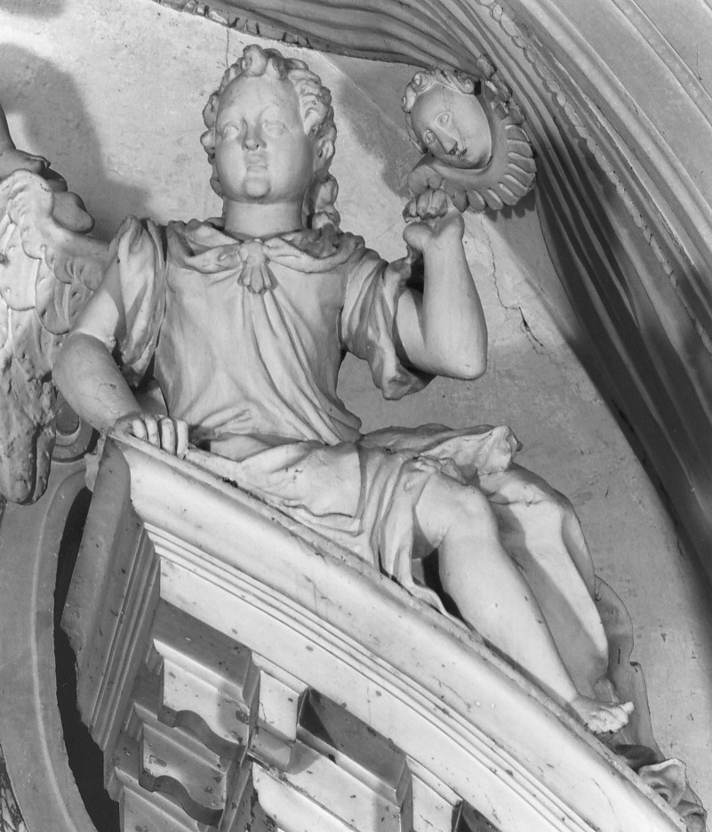 angelo (statua, elemento d'insieme) - ambito vicentino (prima metà sec. XVIII)