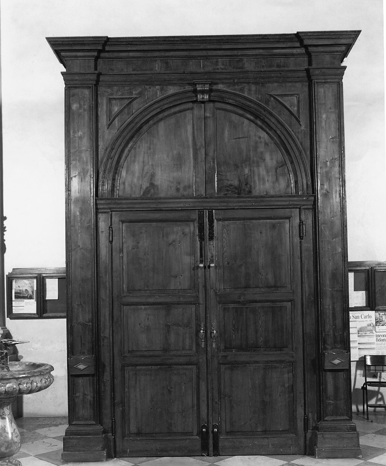 bussola d'ingresso - ambito vicentino (metà sec. XVIII)