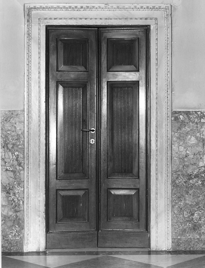 porta - a due battenti - ambito veronese (fine, primo quarto sec. XIX, sec. XX)