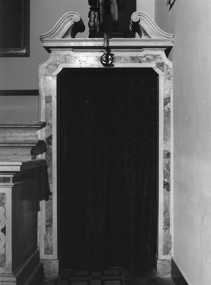 mostra di porta, serie - ambito veronese (sec. XVII)