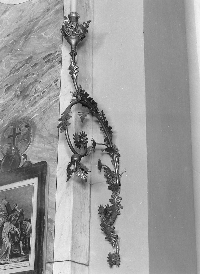 candeliere da parete, serie - ambito veronese (prima metà sec. XIX)