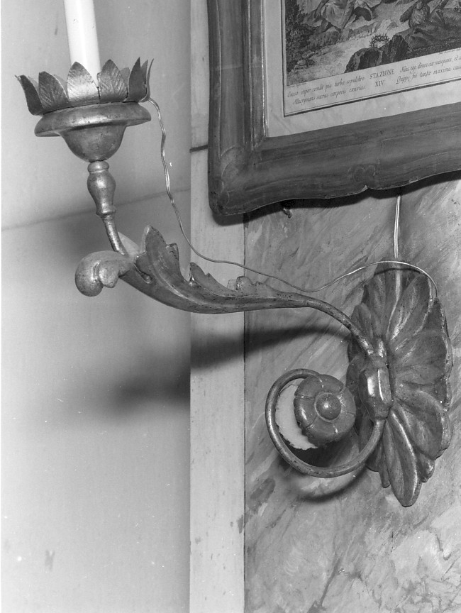 candeliere da parete, serie - ambito veronese (prima metà sec. XIX)