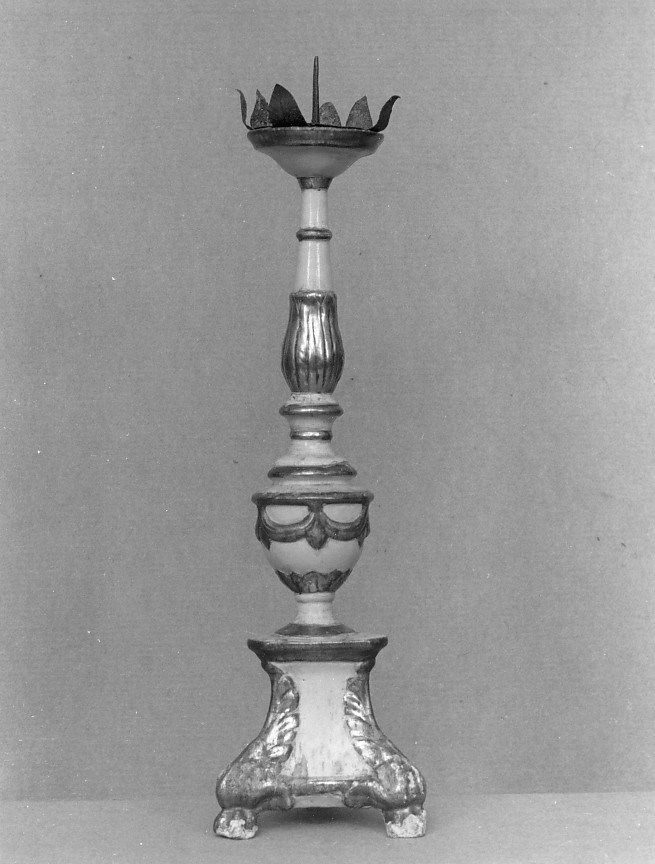 candelabro, coppia - ambito veronese (prima metà sec. XIX)