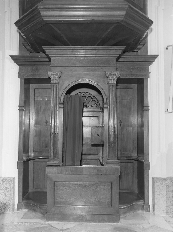 confessionale - ambito veronese (fine/inizio secc. XVIII/ XIX)