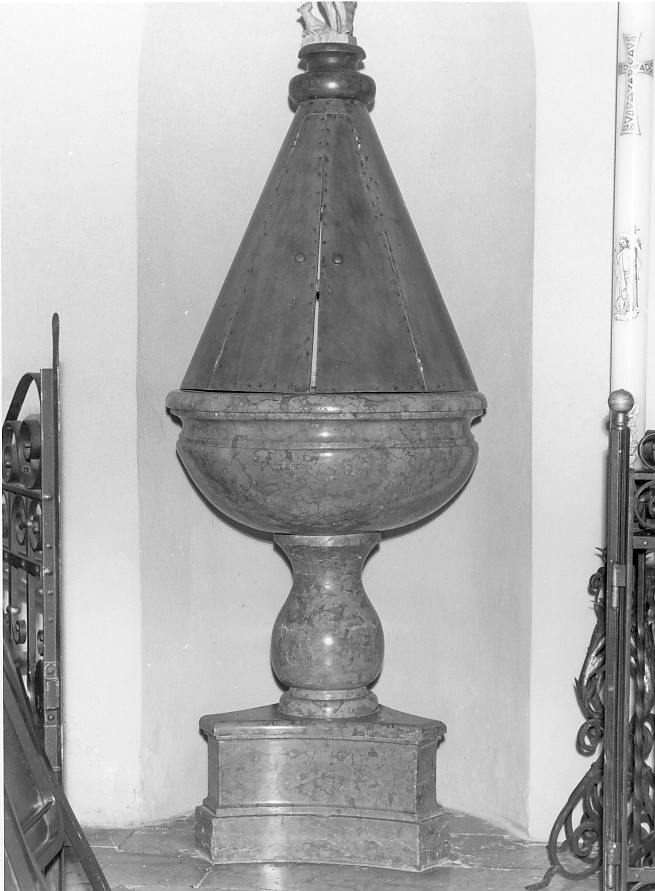fonte battesimale - ambito veronese (sec. XIX)