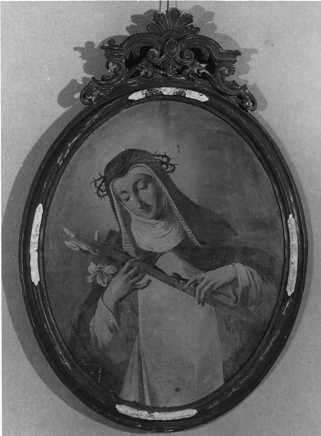 Santa Rita da Cascia (?) (dipinto) - ambito veneto (secc. XVIII/ XIX)